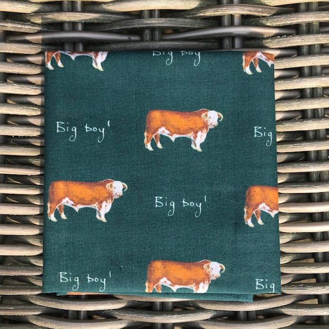 Big Boy Hereford Bull Handkerchief