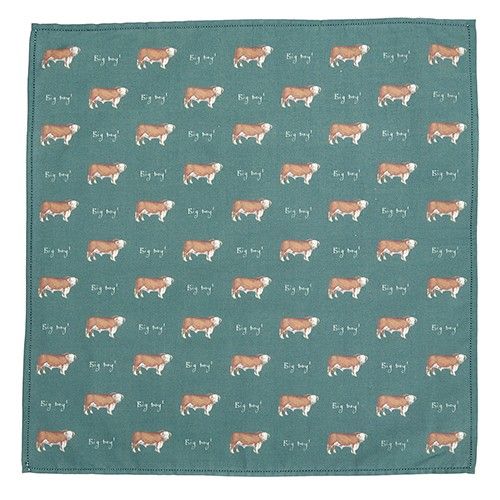 Big Boy Hereford Bull Handkerchief