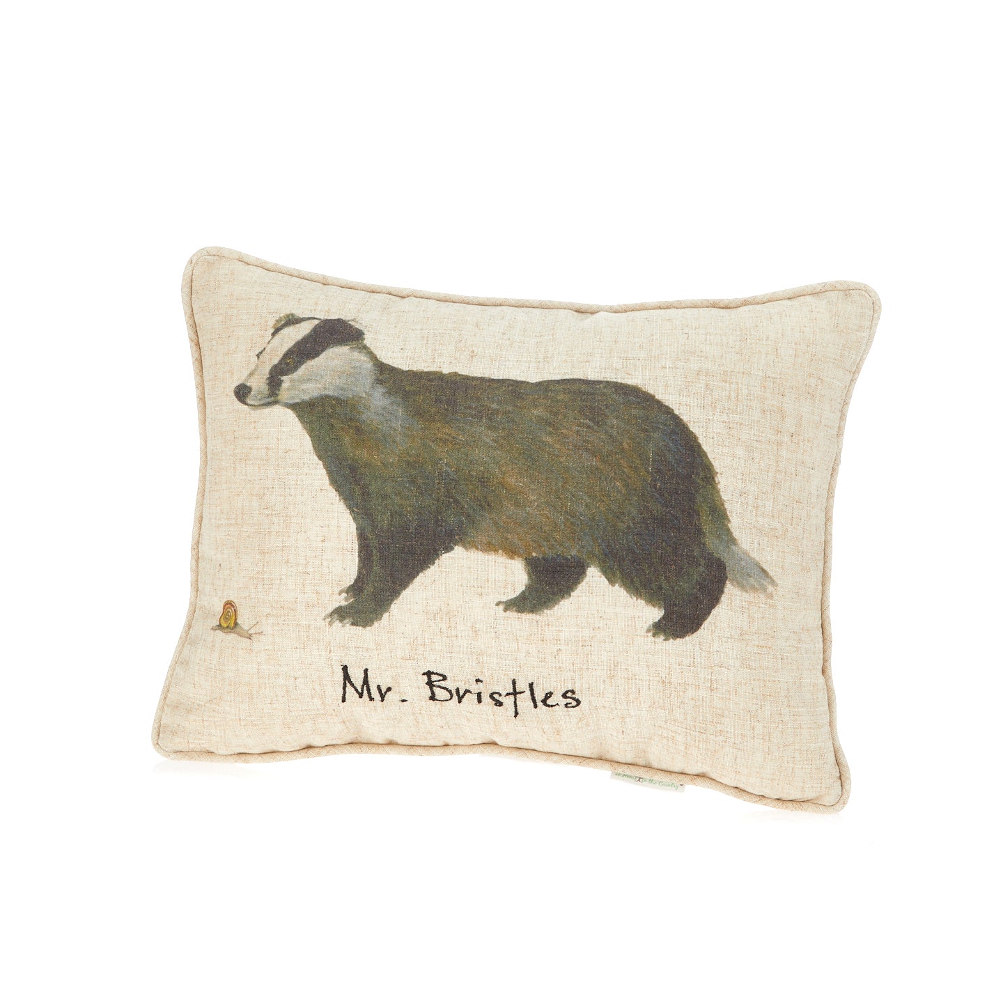 Mr Bristles Linen Mix Cushion