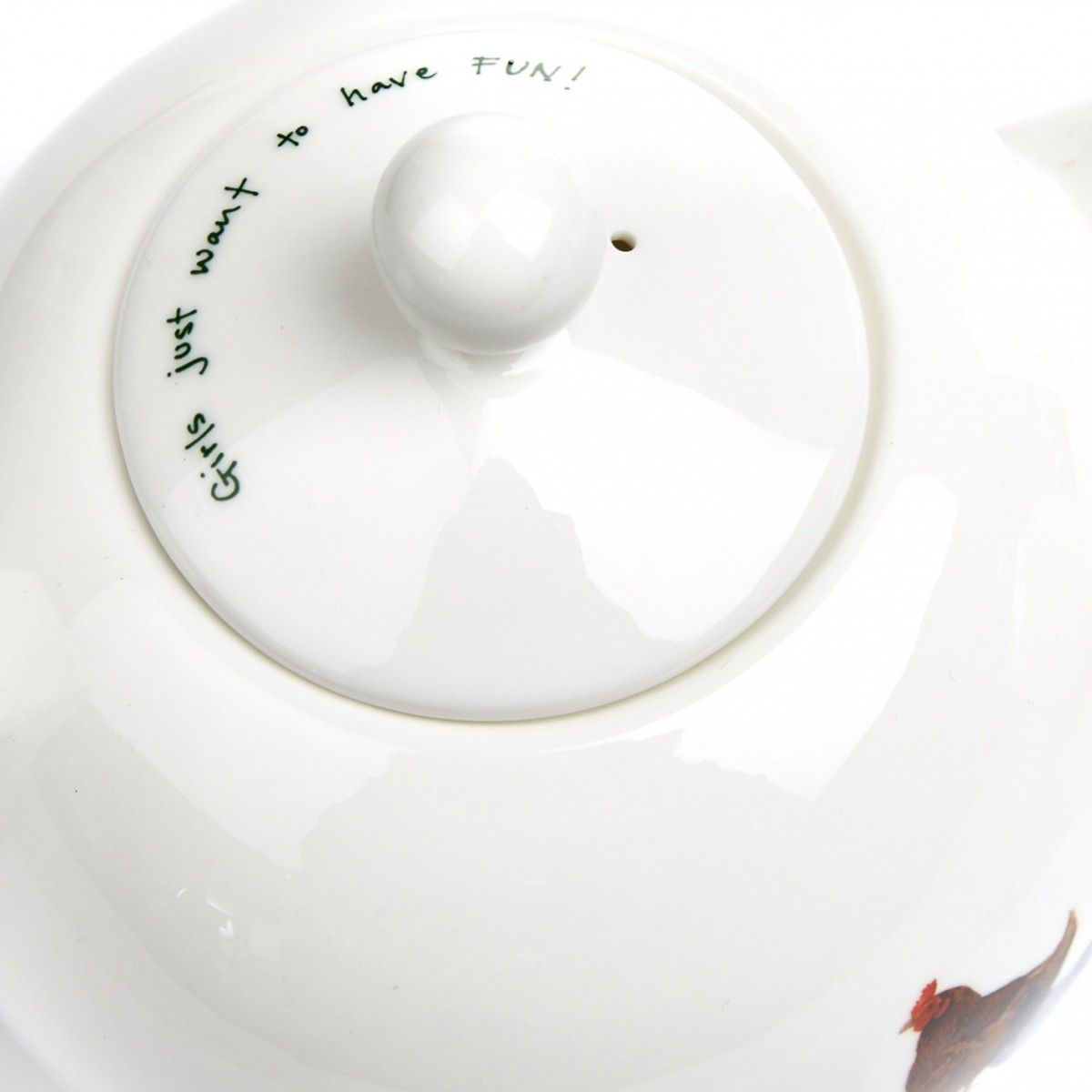 "Mädchen wollen einfach nur Spaß haben!" Hens Sechs-Tassen-Teekanne