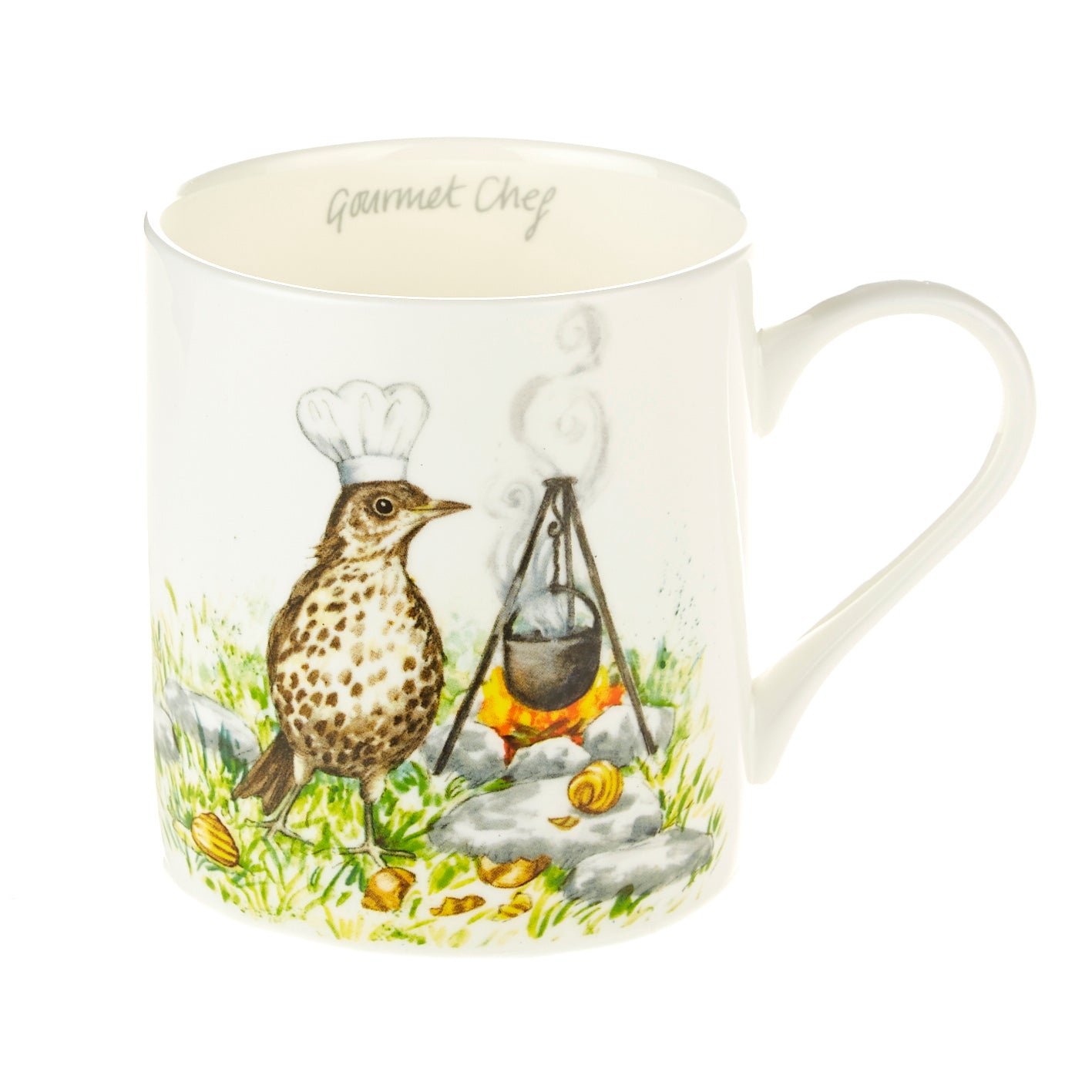 Tasse mit der Aufschrift „Gourmet Chef“.