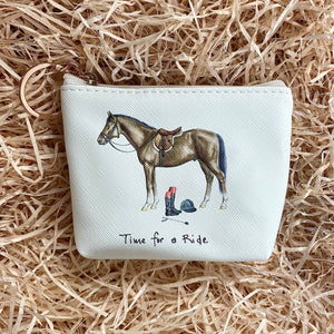 Time for a Ride Coin Purse