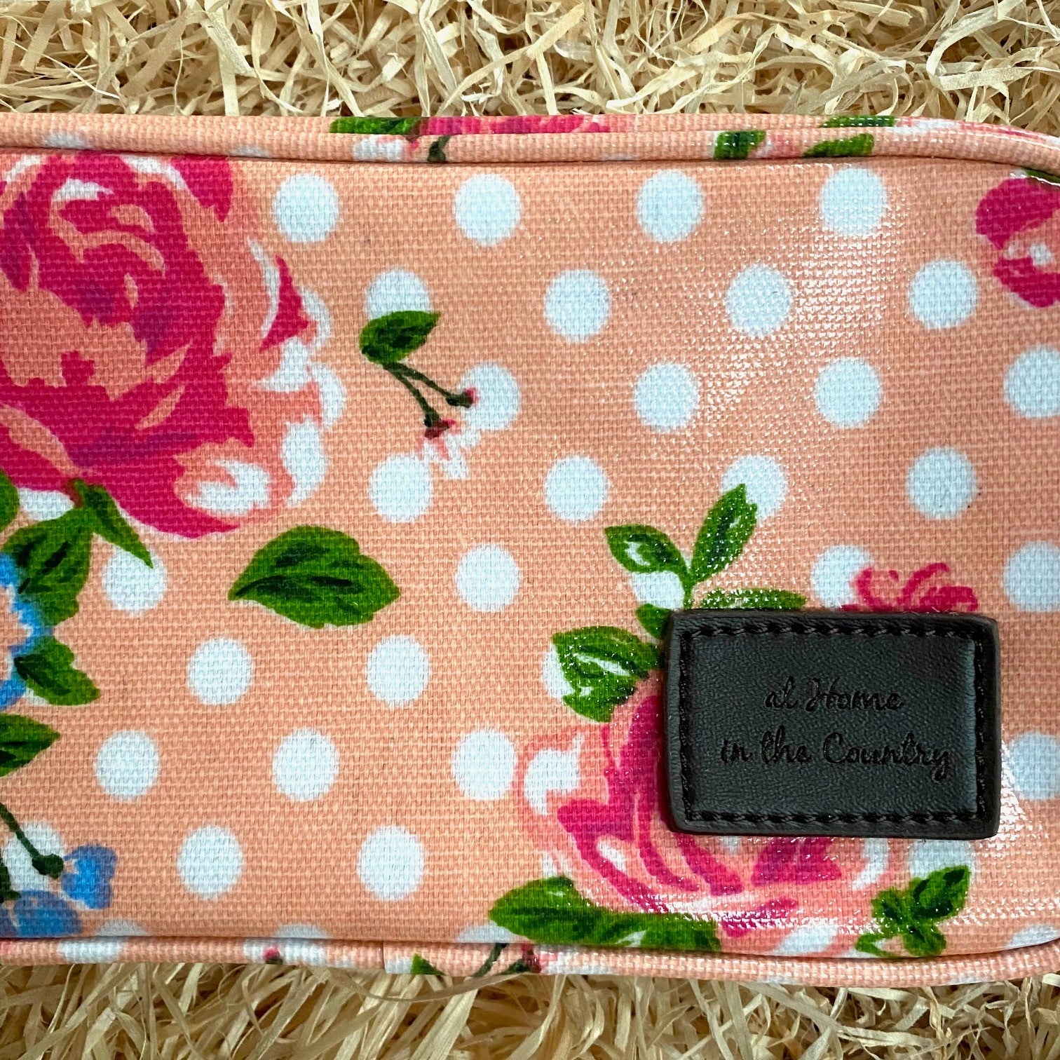 Pink Floral Wash Bag