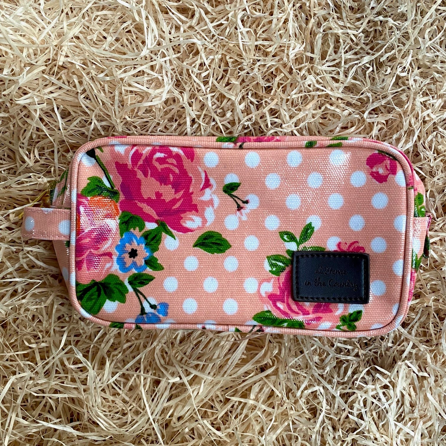 Pink Floral Wash Bag