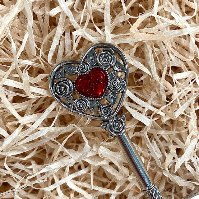 Heart Tea Strainer with holder