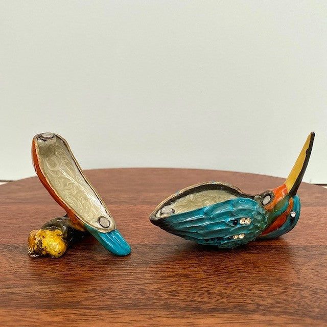 Kingfisher Enamel Box
