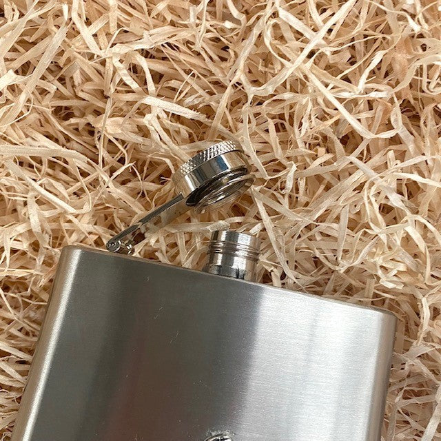 Salmon Hip Flask